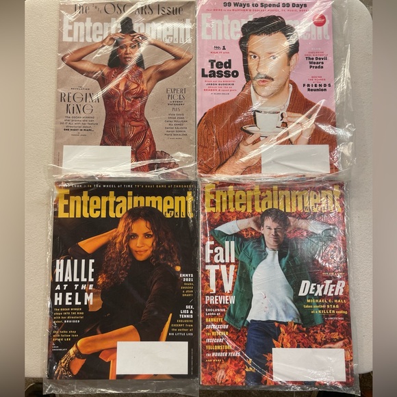 (Lot of 4) NEW SEALED Entertainment Weekly Magazine May Jul Sep Oct 2021 Lot - Picture 1 of 6